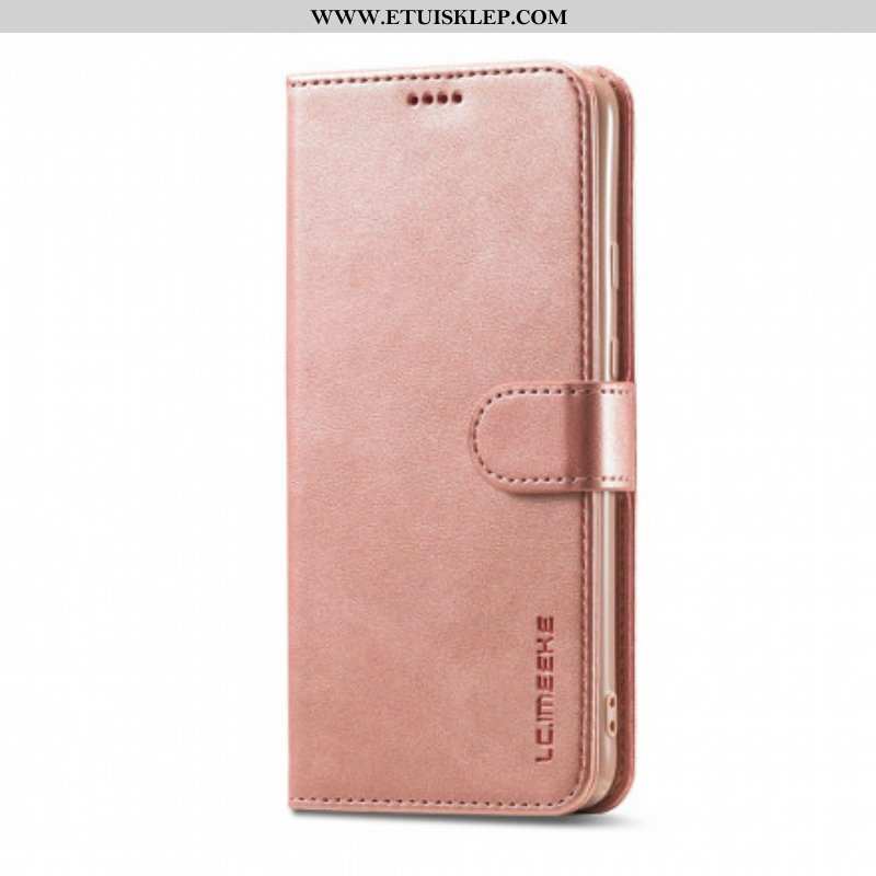 Etui Folio do Oppo A15 Lc.imeeke Efekt Skóry